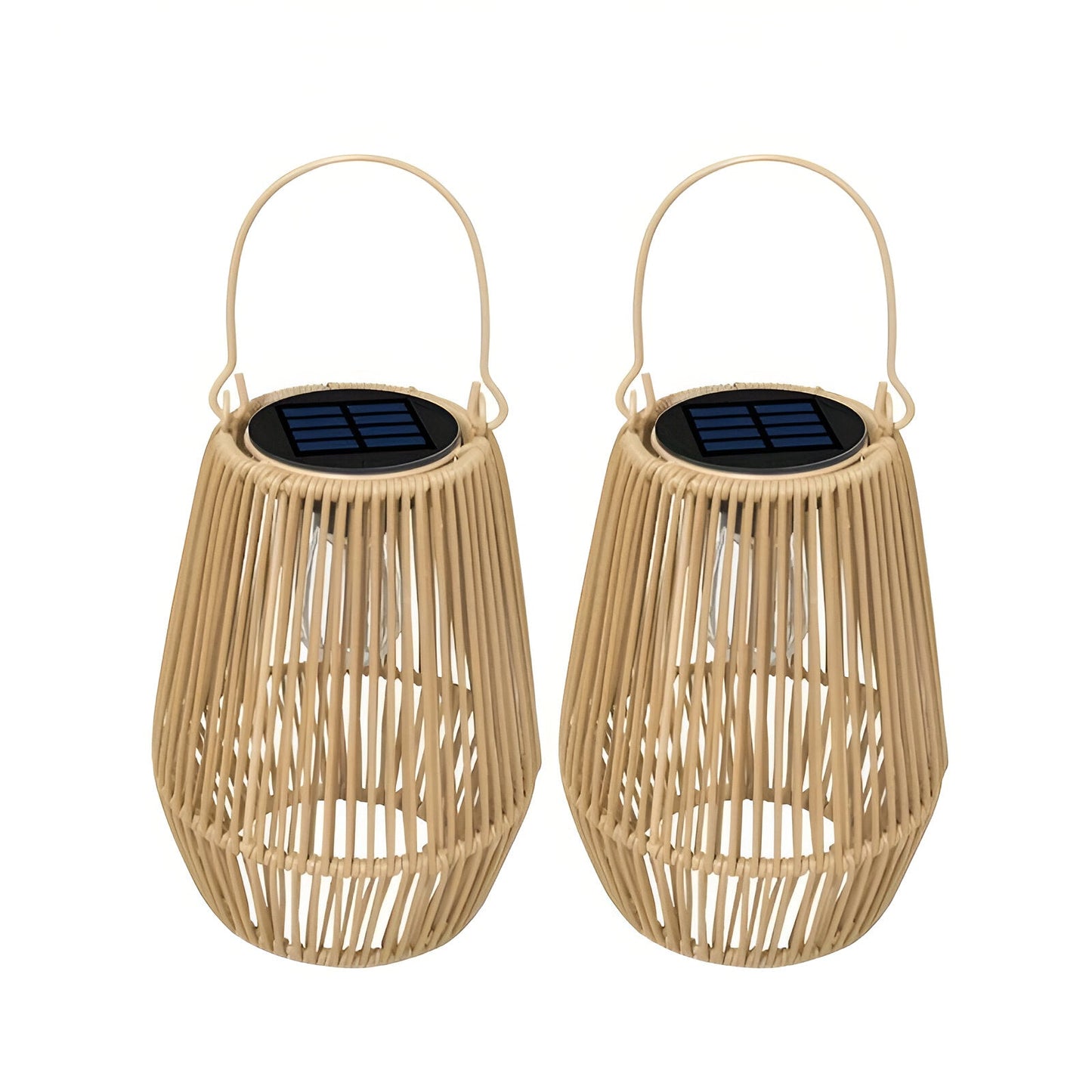 Outdoor Solar Garden Lamp – Waterproof Bamboo Light for Patio Decor