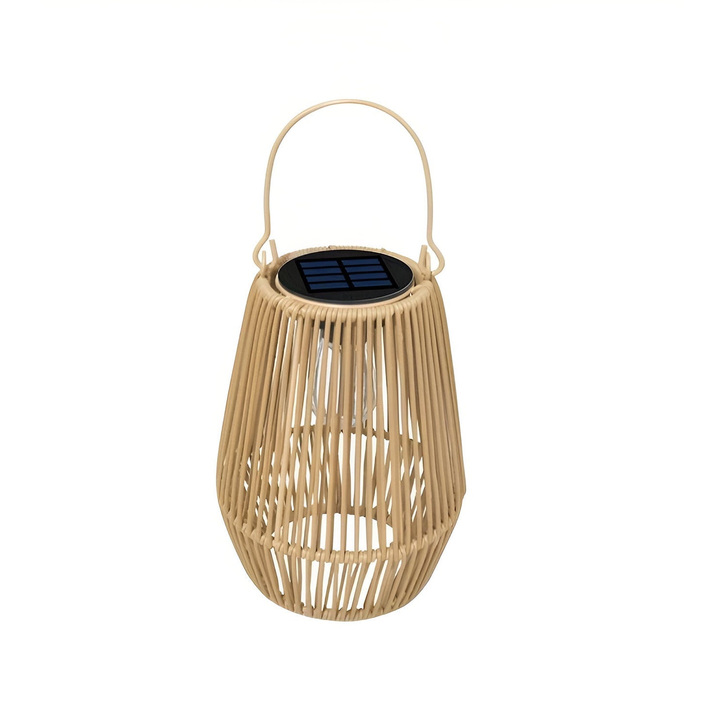 Outdoor Solar Garden Lamp – Waterproof Bamboo Light for Patio Decor