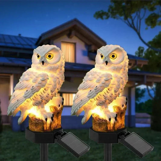 Solar Lantern Outdoor Light – Decorative Solar Garden Owl for Patio & Home