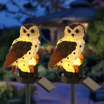 Solar Lantern Outdoor Light – Decorative Solar Garden Owl for Patio & Home