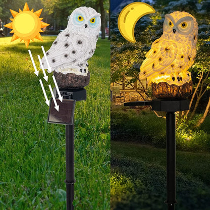 Solar Lantern Outdoor Light – Decorative Solar Garden Owl for Patio & Home