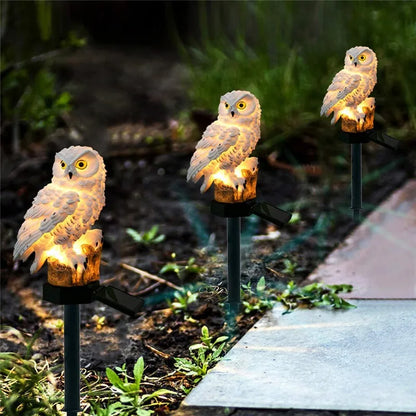 Solar Lantern Outdoor Light – Decorative Solar Garden Owl for Patio & Home