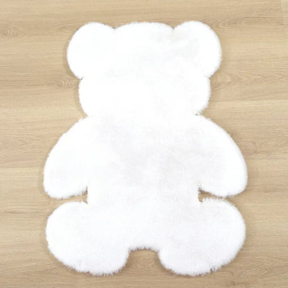 Kids Bear Rug – Playful Irregular Shape Floor Mat for Children's Room