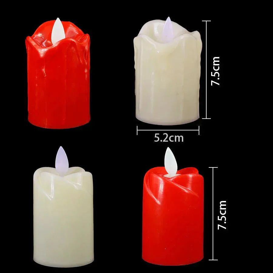 Flameless LED Candles – Battery Operated Decorative Lights for Parties & Home
