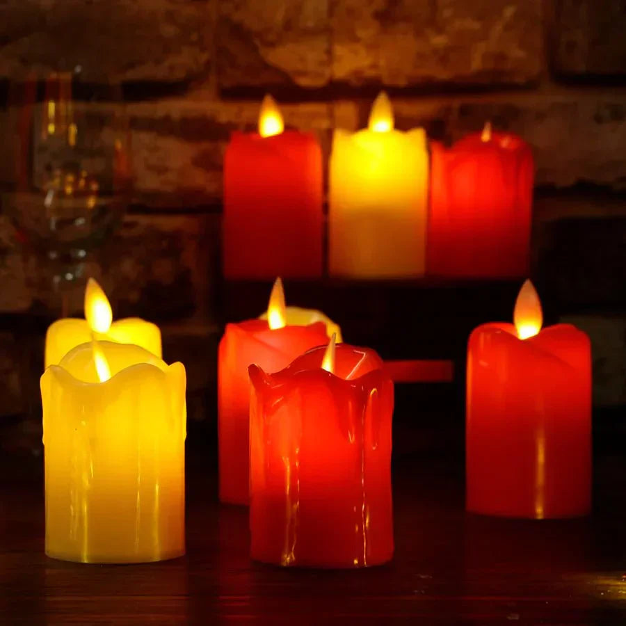 Flameless LED Candles – Battery Operated Decorative Lights for Parties & Home