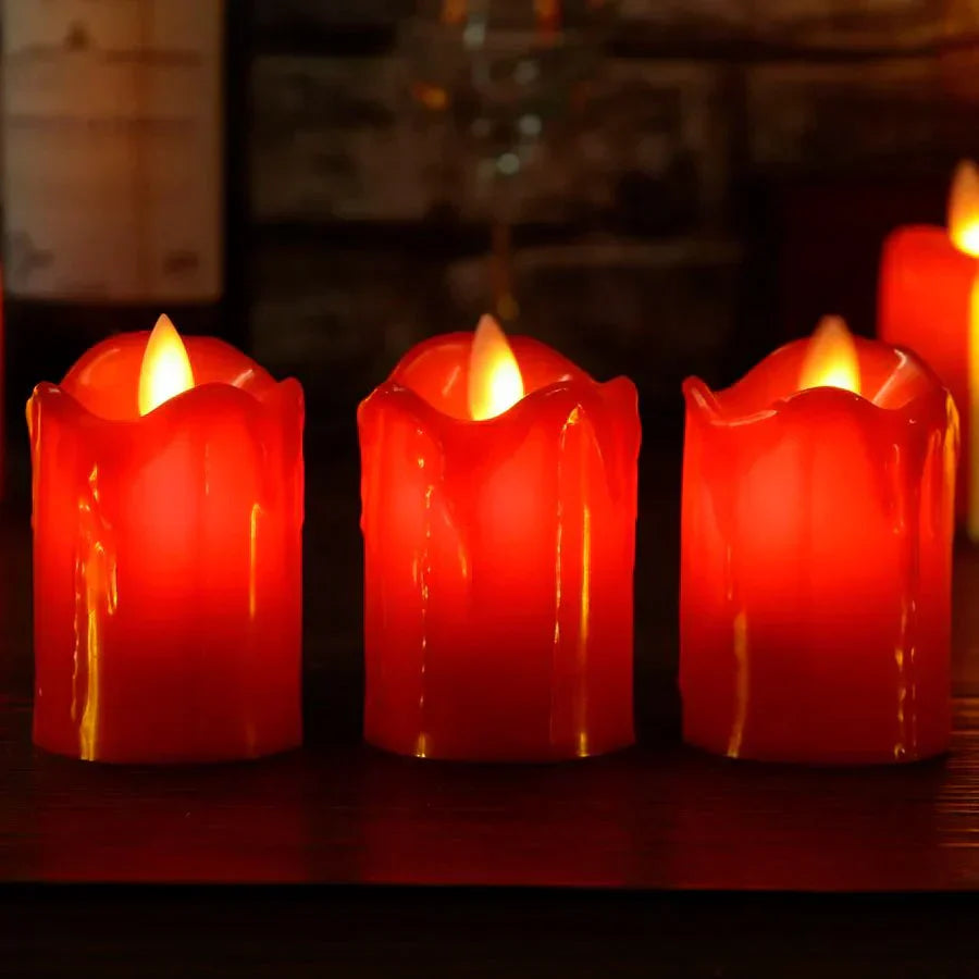 Flameless LED Candles – Battery Operated Decorative Lights for Parties & Home