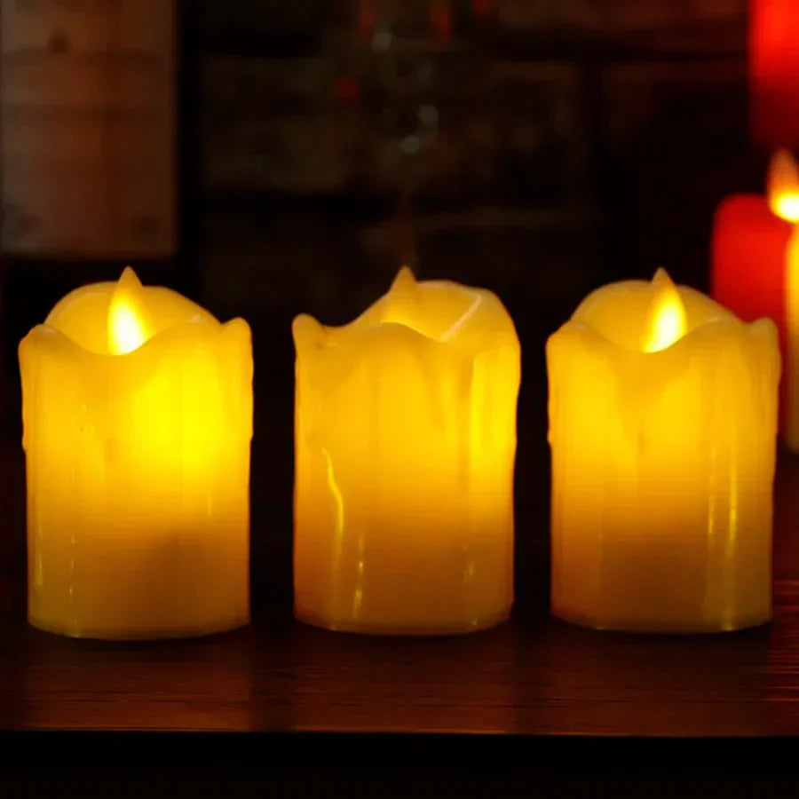 Flameless LED Candles – Battery Operated Decorative Lights for Parties & Home