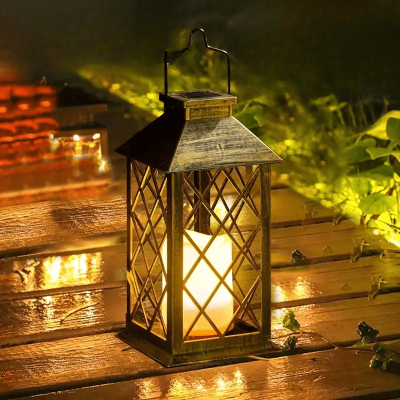 Garden Lanterns Outdoor Decorative Lights – Patio Ambiance Lighting for Home