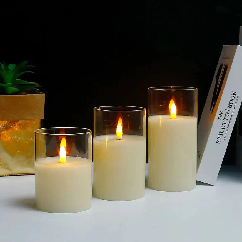 Decorative Candles – Elegant Safe Stylish Home Office Décor Accessories