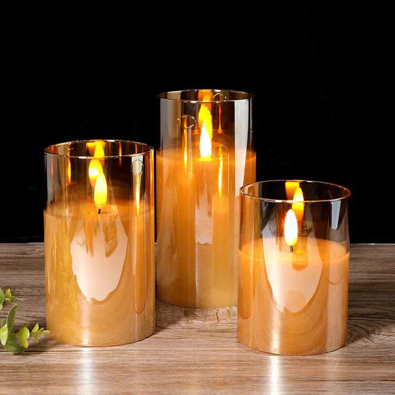 Decorative Candles – Elegant Safe Stylish Home Office Décor Accessories