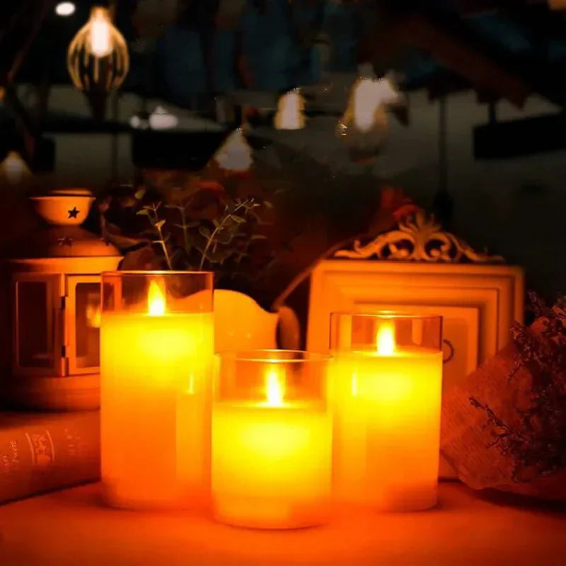 Decorative Candles – Elegant Safe Stylish Home Office Décor Accessories
