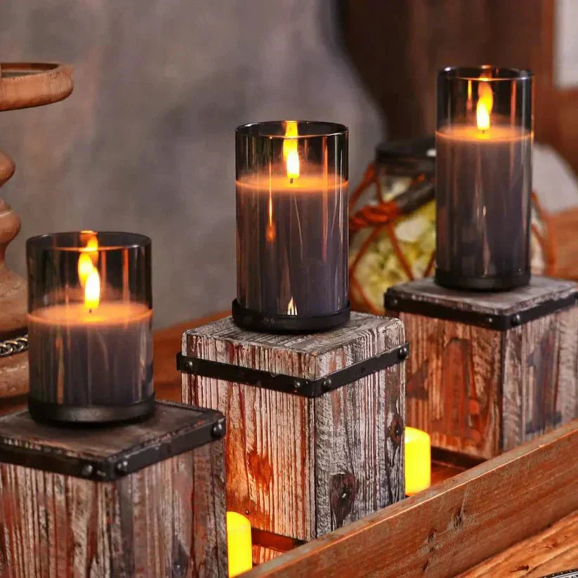 Decorative Candles – Elegant Safe Stylish Home Office Décor Accessories