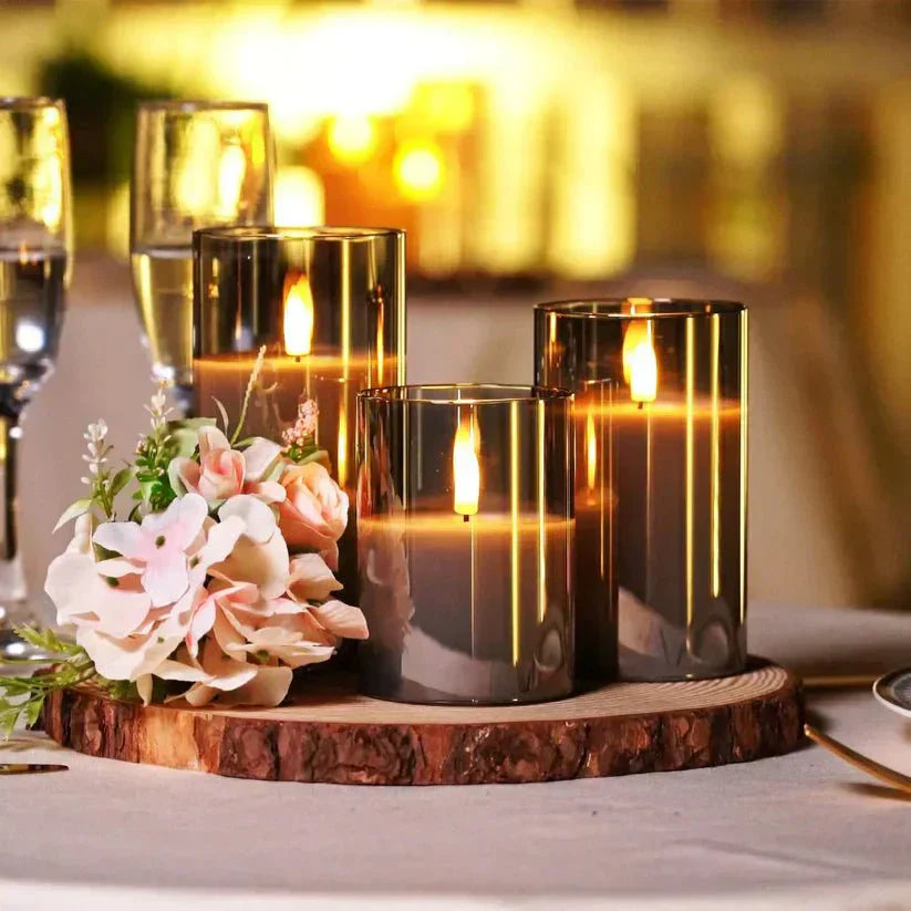 Decorative Candles – Elegant Safe Stylish Home Office Décor Accessories